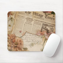 Papier Journal Floral Esthétique Mignon