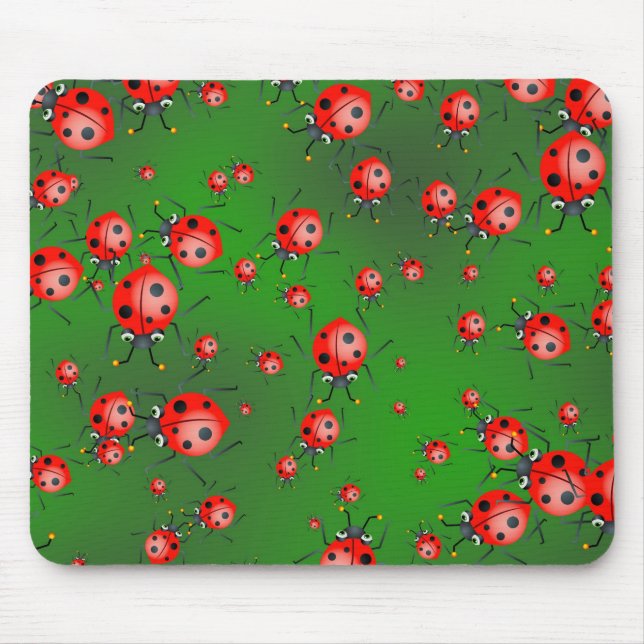 Tapis De Souris Papier peint de coccinelle