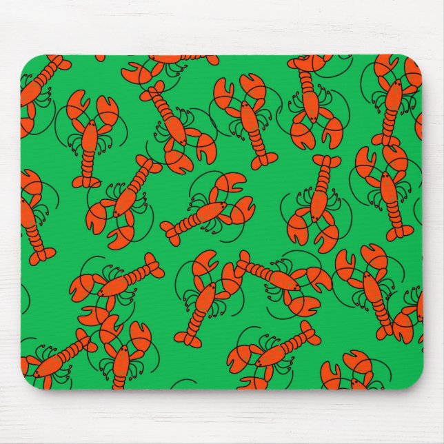 Tapis De Souris Papier peint de homard (Devant)