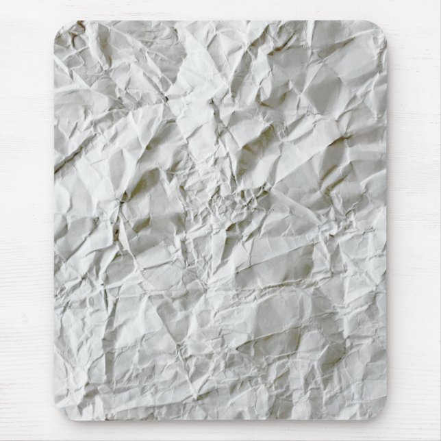 Tapis De Souris Papier ridé drôle (Devant)