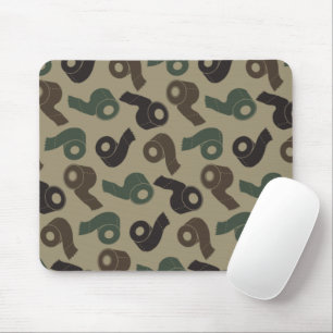 Tapis De Souris Papier toilette camouflage motif camouflage de boi
