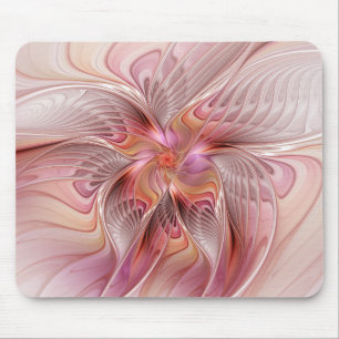 Tapis De Souris Papillon Abstrait coloré Imaginaire Fractal Art