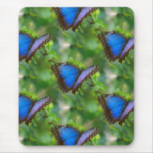 Tapis De Souris Papillon bleu