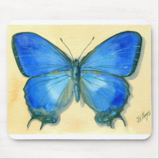 Tapis De Souris Papillon bleu Mousepad