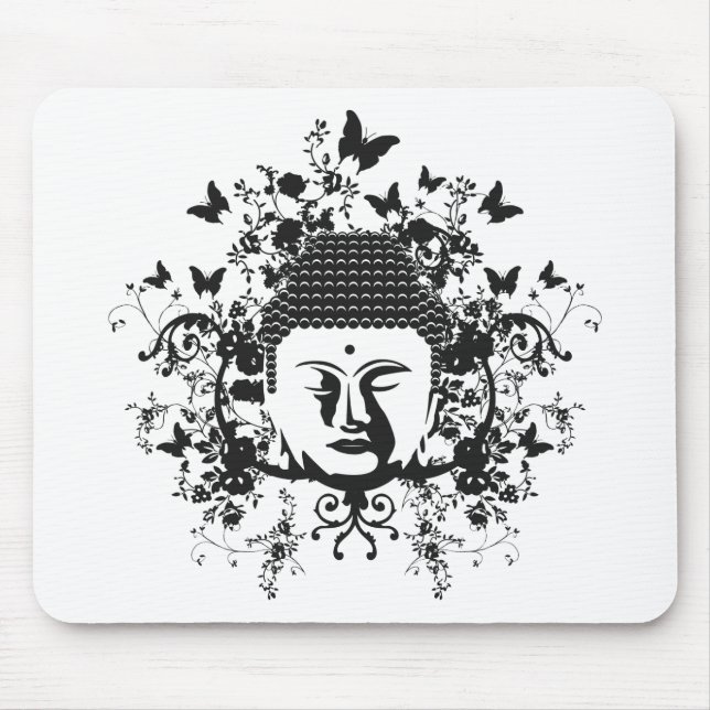 Tapis De Souris Papillon Bouddha (Devant)
