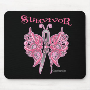 Tapis De Souris Papillon celtique de survivant - cancer du sein