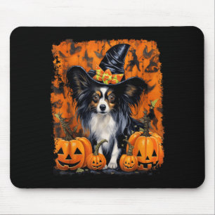 Tapis De Souris Papillon Chien Halloween