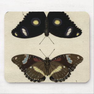 Tapis De Souris Papillon coloré Medley sur Arrière - plan de crème