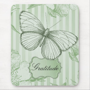 Tapis De Souris Papillon de gratitude
