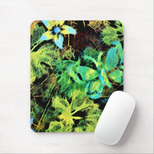 Tapis De Souris Papillon et Rodilius Fleur Pad