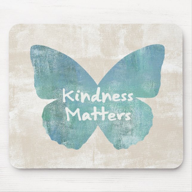 Tapis De Souris Papillon Kindness Matters (Devant)