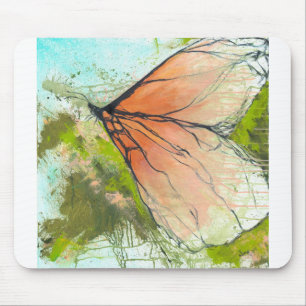 Tapis De Souris Papillon Monarque Abstrait - Poster