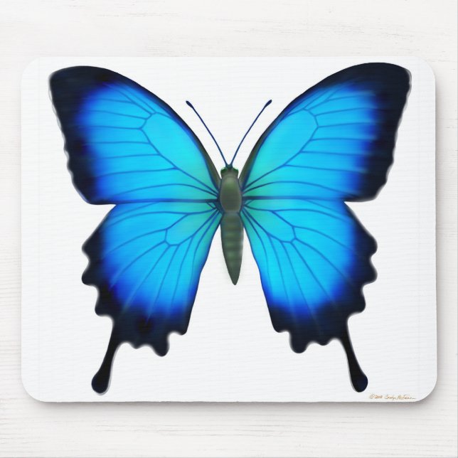 Tapis De Souris Papillon Mousepad de Papilio Ulysse (Devant)