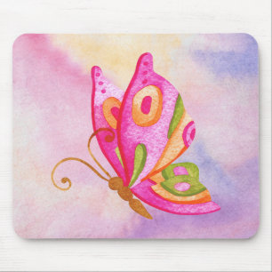 Tapis De Souris Papillon Mousepad style Pastel