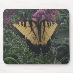 Tapis De Souris Papillon noir et jaune photo personnalisée