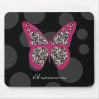 Papillon personnalisé Mousepad