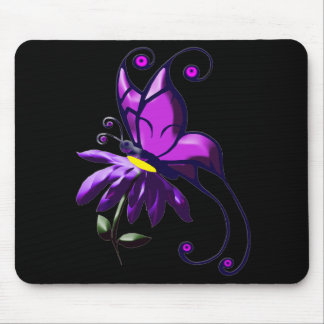 Tapis De Souris Papillon pourpre
