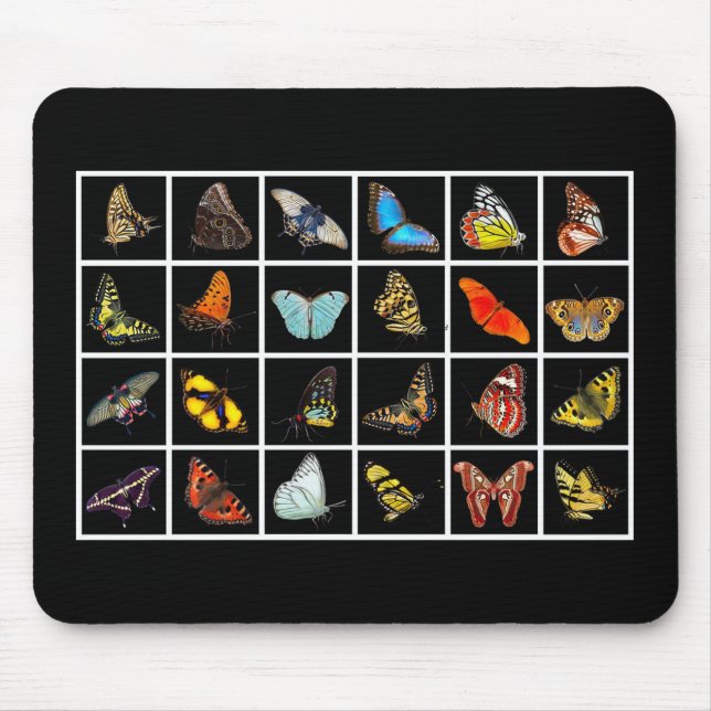 Tapis De Souris Papillons (Devant)