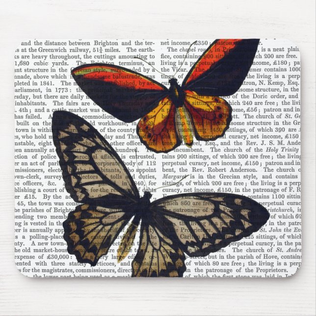 Tapis De Souris Papillons 3 (Devant)