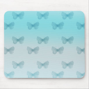 Tapis De Souris Papillons Aqua Ombre