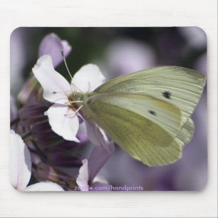 Tapis De Souris Papillons & Fleurs Amoureux du jardin Mousepad