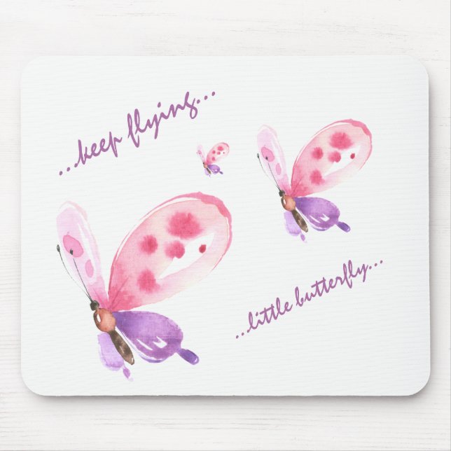 Tapis De Souris Papillons Pastel, Inspiration, (Devant)