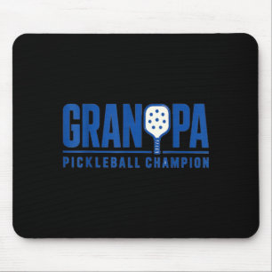 Tapis De Souris Papy joueur de pickleball style sport paddle