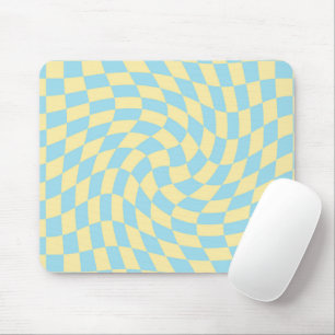 Tapis De Souris Pâque bleu rétro Pastel Warboard