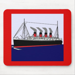 Tapis De Souris Paquebot France 1912 Mousepad