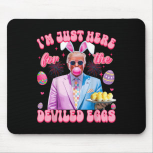 Tapis De Souris Pâques Drôle Donald Trump Je suis juste ici pour l