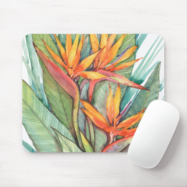 Tapis De Souris Paradis botanique tropical II (Avec souris)