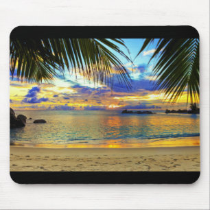 Tapis De Souris "Paradise Beach" Écran large Mousepad