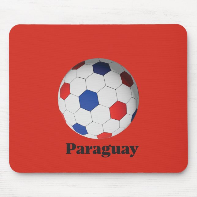 Tapis De Souris Paraguay Soccer (Devant)