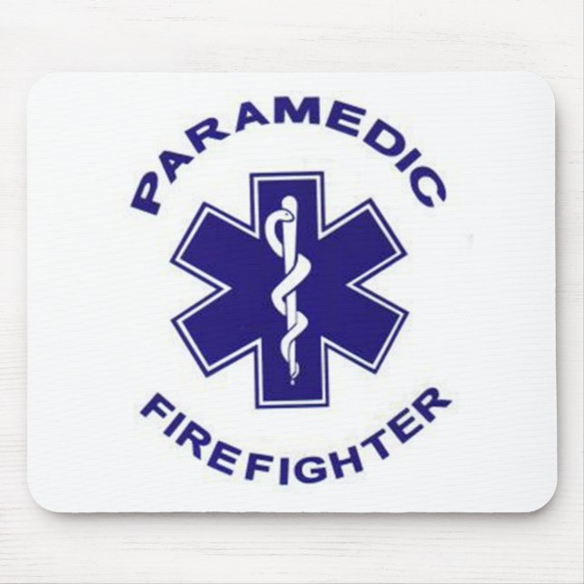 Tapis De Souris Paramedic du pompier (Devant)