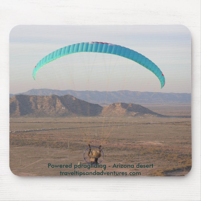 Tapis De Souris Parapentisme actionné - désert de l'Arizona (Devant)