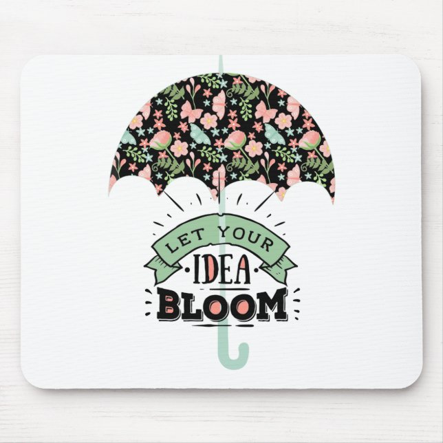 Tapis De Souris Parapluie Idea Bloom (Devant)