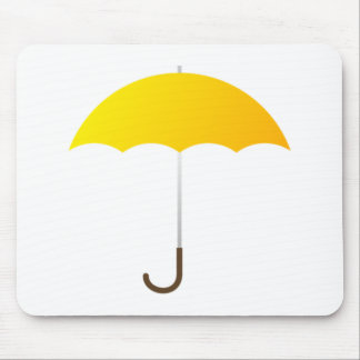 Tapis De Souris Parapluie jaune