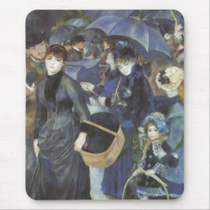 Tapis De Souris Parapluies de Pierre Renoir, Impressionnisme Vinta