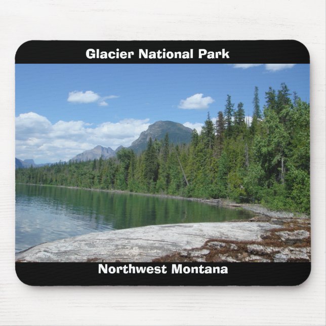 Tapis De Souris Parc Montana de glacier (Devant)
