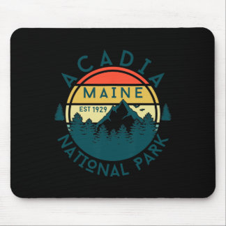 Tapis De Souris Parc national d'Acadia Maine Randonnée Nature Exté