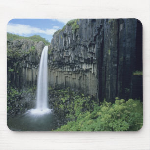 Tapis De Souris Parc national de Skaftafell, cascade de Svartifoss