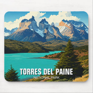 Tapis De Souris Parc national de Torres Del Paine Chili