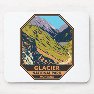 Tapis De Souris Parc national des Glaciers Aller au chemin Sun