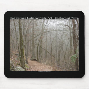Tapis De Souris Parc national des sources chaudes, AR - Chemins en
