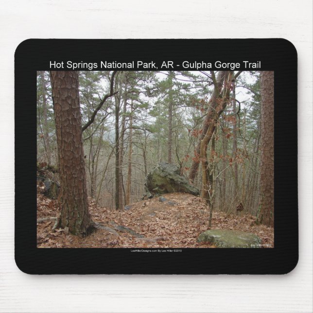 Tapis De Souris Parc national Hot Springs Gorge Gorge Trail (Devant)