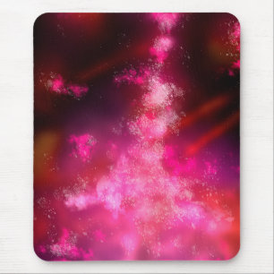 Tapis De Souris Pare-feu rose ciel nocturne