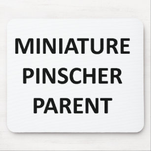Tapis De Souris parent de pinscher miniature aucune PIC