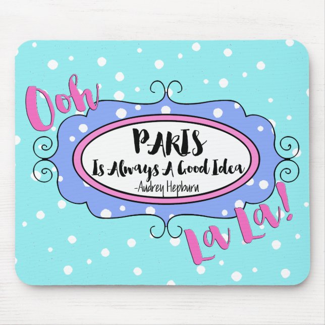 Tapis De Souris Paris (Devant)