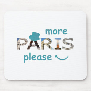 Tapis De Souris Paris Attractions Plus Paris S'il vous plaît Parti