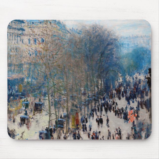 Tapis De Souris Paris Boulevard, Claude Monet (Devant)